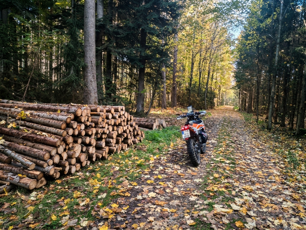Southmoto Holzstoß