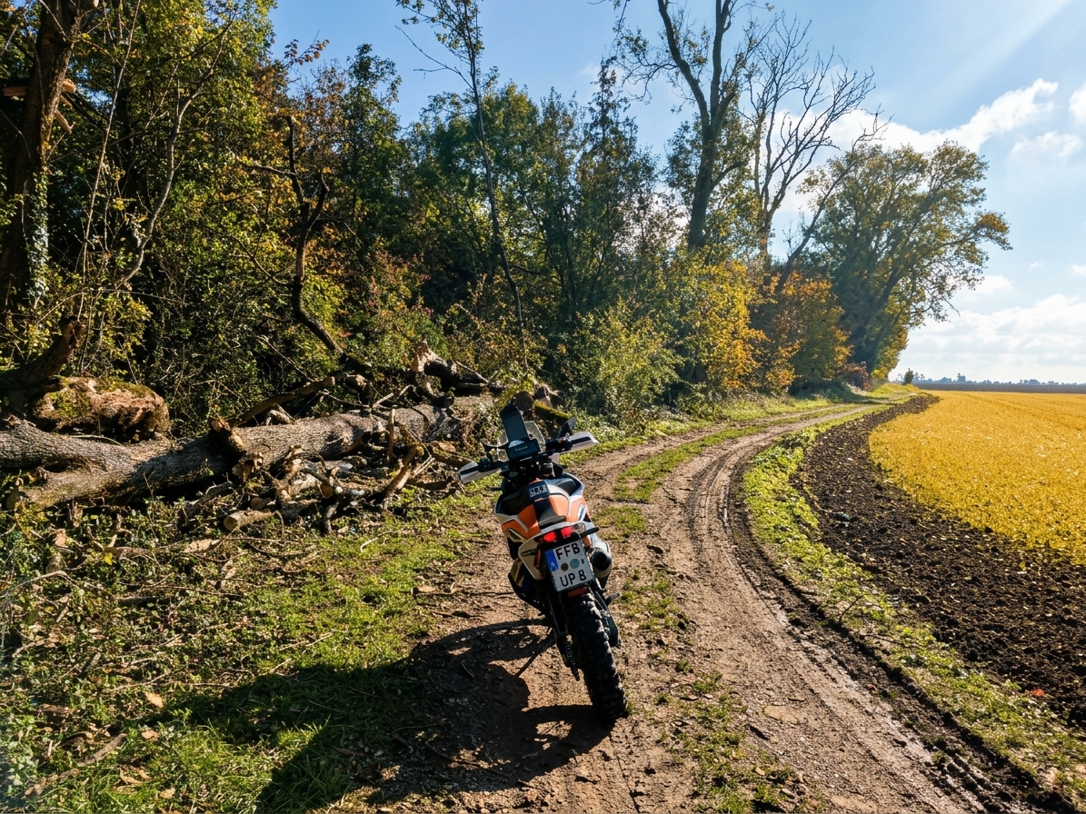 Southmoto Feldweg Eiche